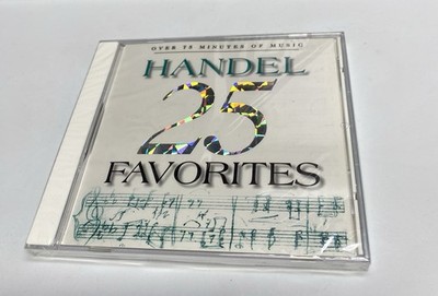 Handel 25 Favorites Classical Music CD New Sealed Free Shipping.