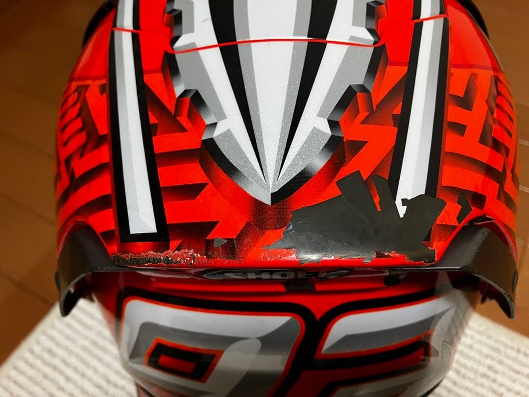 SHOEI X-Fourteen MARQUEZ4 Full Face Helmet Size M Mirror Shield
