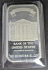 1976 1oz. Madison Mint Bank Of The United States "Philadelphia" (17189-BAR-AS)