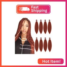 ZEPIN Pre Stretched Braiding Hair 16 Inch 8 Packs Professional Soft Yaki braidin