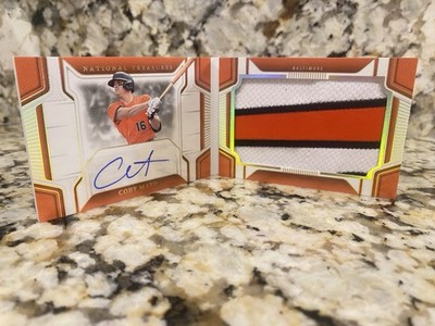 2025 Panini National Treasures  Booklet  /10 SP Coby Mayo Auto/Patch #JM-CMY