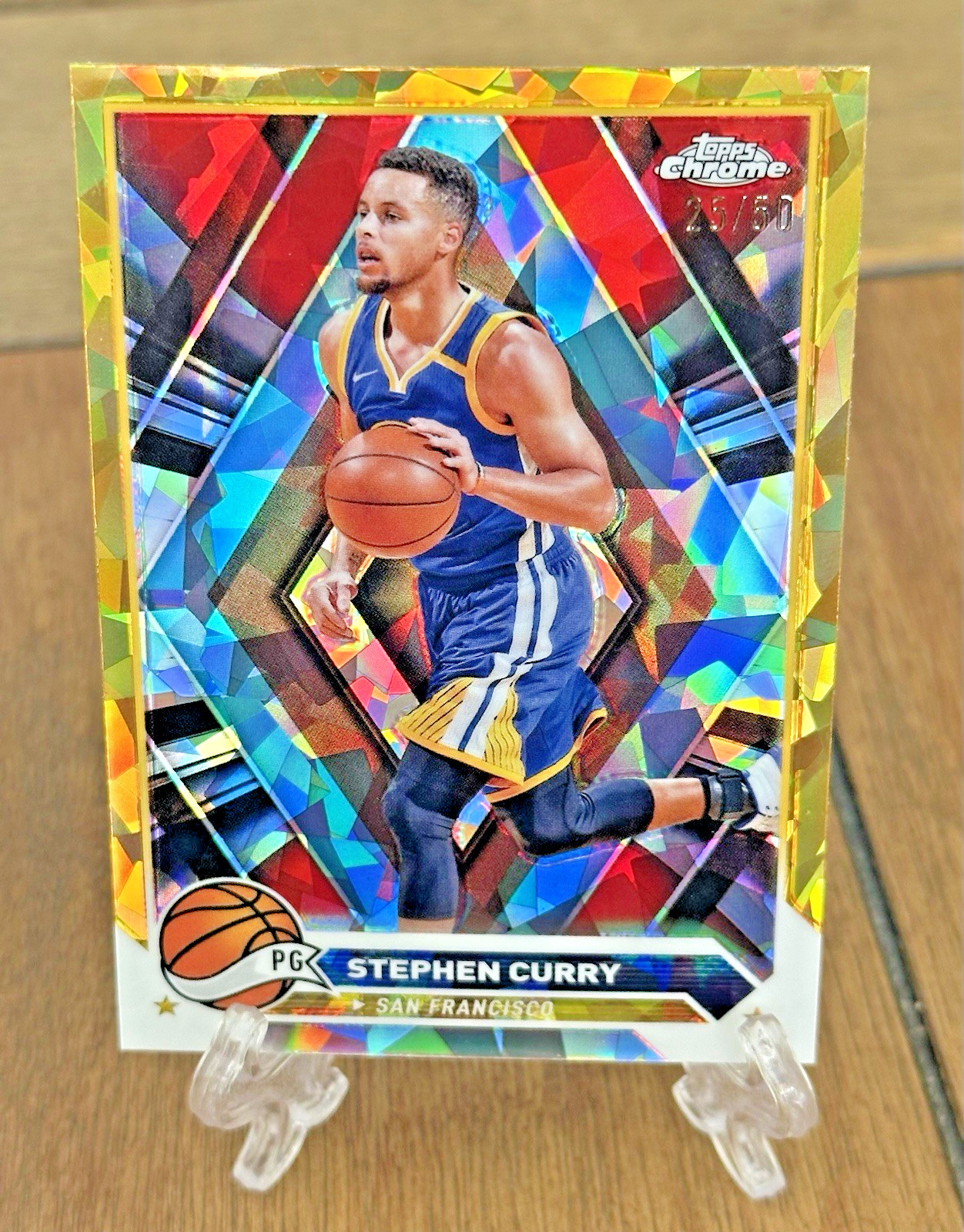 2023-24 Topps Chrome Sapphire Edition - Stephen Curry #30 Gold /50