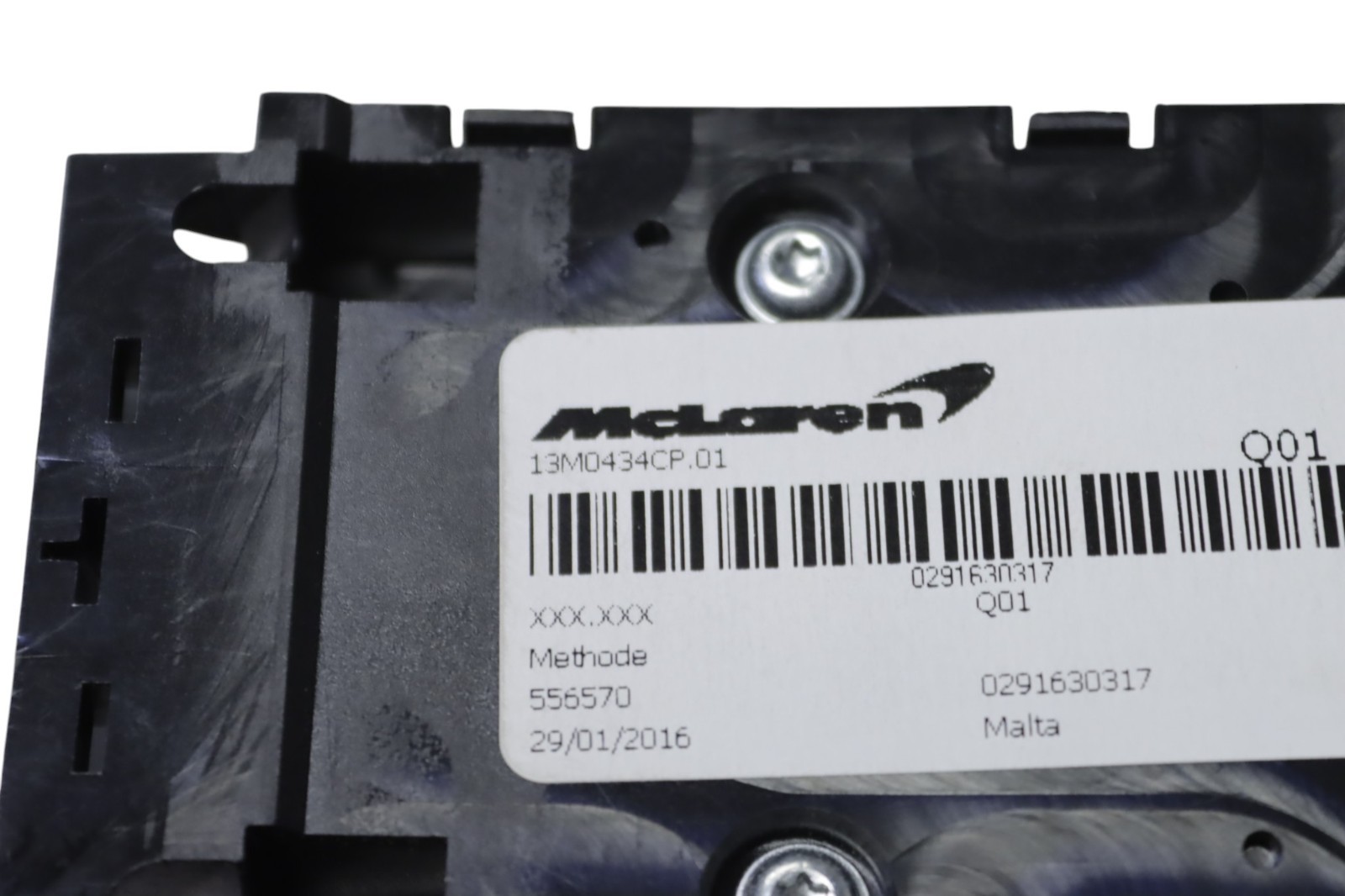 McLaren 570S Front Right Side Door Window Control Switch Panel 2016 - 2021 OEM