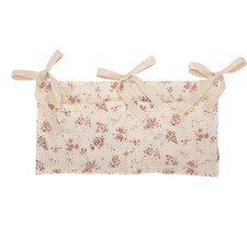 Surakey Baby Crib Pocket with Straps Hanging 15.4inx7.87in, Light Beige