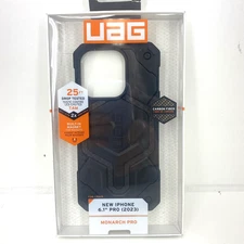 UAG Monarch Pro Case w/ MagSafe iPhone 15 Pro (6.1") - Carbon Fiber - NEW