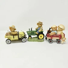Cherished Teddies John Deere, Bert I'm Busy as a Bee, Booker & Fletcher 1990