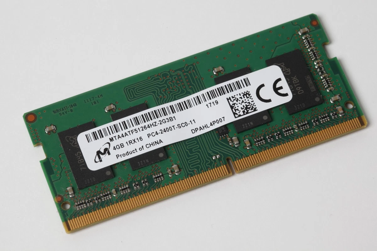 Las mejores ofertas en Micron DDR4 SDRAM de 4 GB de capacidad