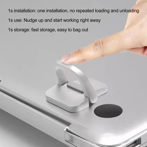 Compact Screen Support Portable Foldable Laptop Stand with Adjustable Riser - Afbeelding 2 van 14