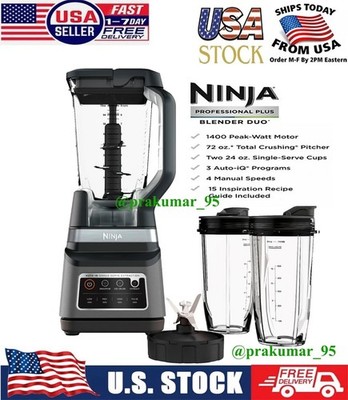 Ninja Professional Plus DUO ブレンダー Ninja Professional Plus Blender DUO with Auto-iQ, Nutrient