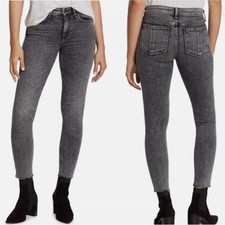 rag  bone Cate mid rise Skinny Ankle Jeans black sage size 25