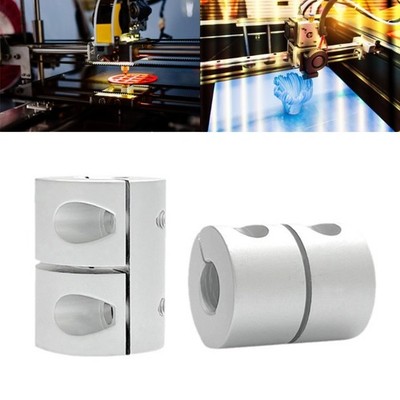 Aluminum Rigid Shafts Coupler 3D Printer Part Aluminium Leads Screw Coupling