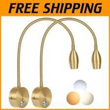 Flexible Gooseneck Reading Lights, 2-Pack