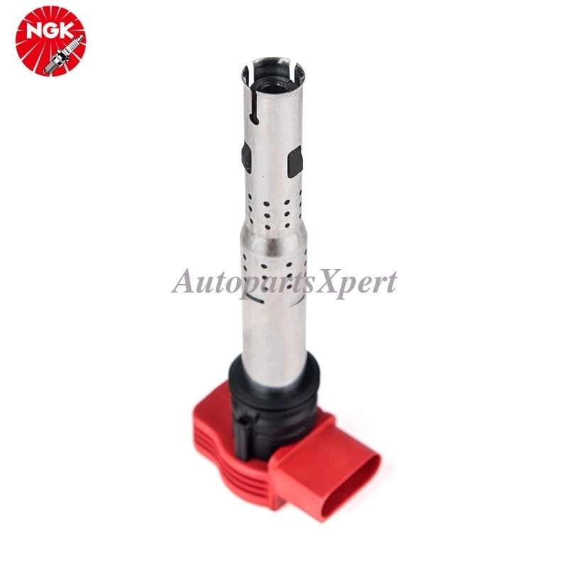 4 bobinas de encendido mejoradas OEM NGK 07K905715F para Audi A3 2005-2013 A6 2009-2014 Foto 3 de 4