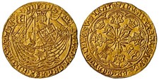 England Edward IV (1467-68)-(Crown) Ryal (Rose Noble) NGC MS61 Tower mint S-1950