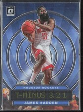 2019-20 Donruss Optic #4 James Harden T-Minus 3, 2, 1, Houston Rockets (A5)