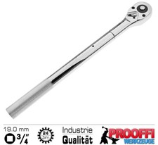 Umschalt Knarre Ratschen Schlüssel Industrie Ratsche 3/4" XL Hohe Drehmoment HTN