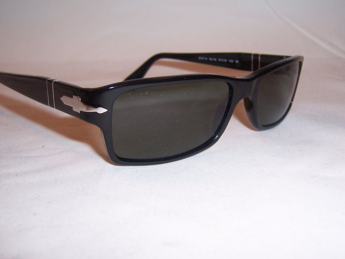 PERSOL 2970 - 9558  GLOSS BLACK FRAME & TEMPLES POLARIZED LENSES OEM AUTHENTIC Persol 2978-S 50mm Replacement Lenses by Sunglass Fix™ main image 3