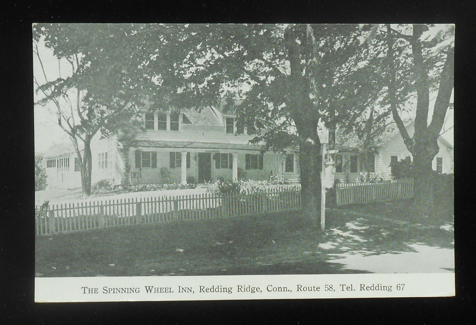 1940s The Spinning Wheel Inn Tel. Redding 67 Route 58 Redding Ridge CT
