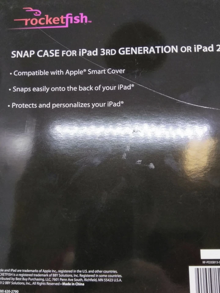 Rocketfish snap case hardshell for iPad generation or iPad 2 teal Green Mint - Image 4 of 4