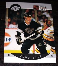 Pro Set 1990 Todd Elik #116 - Many Sport Cards Available