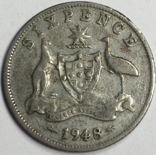 1948 Australia Sixpence — photo from the most recent tracked eBay sale