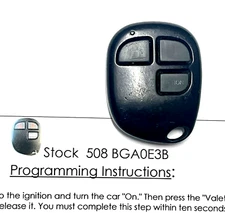 keyless remote BGA0E3B Pursuit transmitter car clicker keyfob fob entry control 