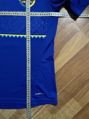 UKRAINE 2012 2013 AWAY SHIRT JERSEY ADIDAS X11605 sz S MEN #7