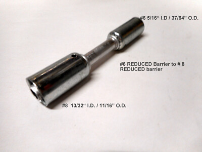 AC Fitting Beadlock,#6 TO #8  Splice,Step UP/ Down 35R6105 REDUCED BARRIER