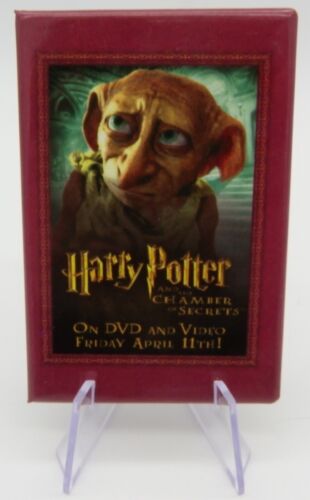 Vintage Harry Potter Chamber Of Secrets Dobby 2"X3"  Pinback Pin Metal Button - Picture 1 of 3