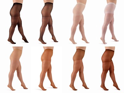 Aurellie Plus Size Women Sheer 20 Denier Tights Multipacks (UK 16-22)