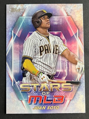 Juan Soto 2023 Topps Series 1 STARS OF THE MLB INSERT Card #SMLB 