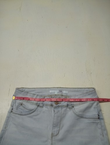 Womens YMI High Rise Blue Jeans Size 11 Distressed Light Wash - Picture 3 of 5