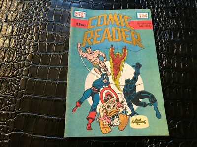 THE COMIC READER FANZINE - JULY 1978 #158 (UNREAD ) - MARVEL COMICS | eBay