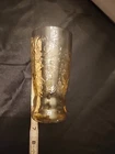 Vintage Federal Glass Marid Yellow Depression Glass Tumbler Ice Tea