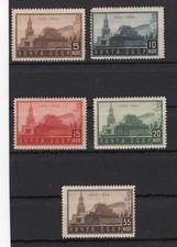 RUSSIE YR 1934, SC 524-28, MI 467-71, MLH, MAUSOLÉE DE LENINE