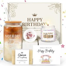Birthday Gifts for Women, Happy Gift Baskets Off-White 