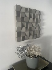 Wood Wall Decor - Gray - Square - Hanging Home Decor - Unique Wall Art