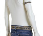 Star & Stud Genuine Full Grain Leather Belt Punk Rock Thrash Queen Freddie 