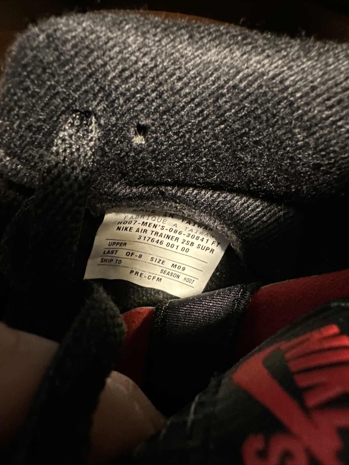 nike air trainer 2 sb supreme
