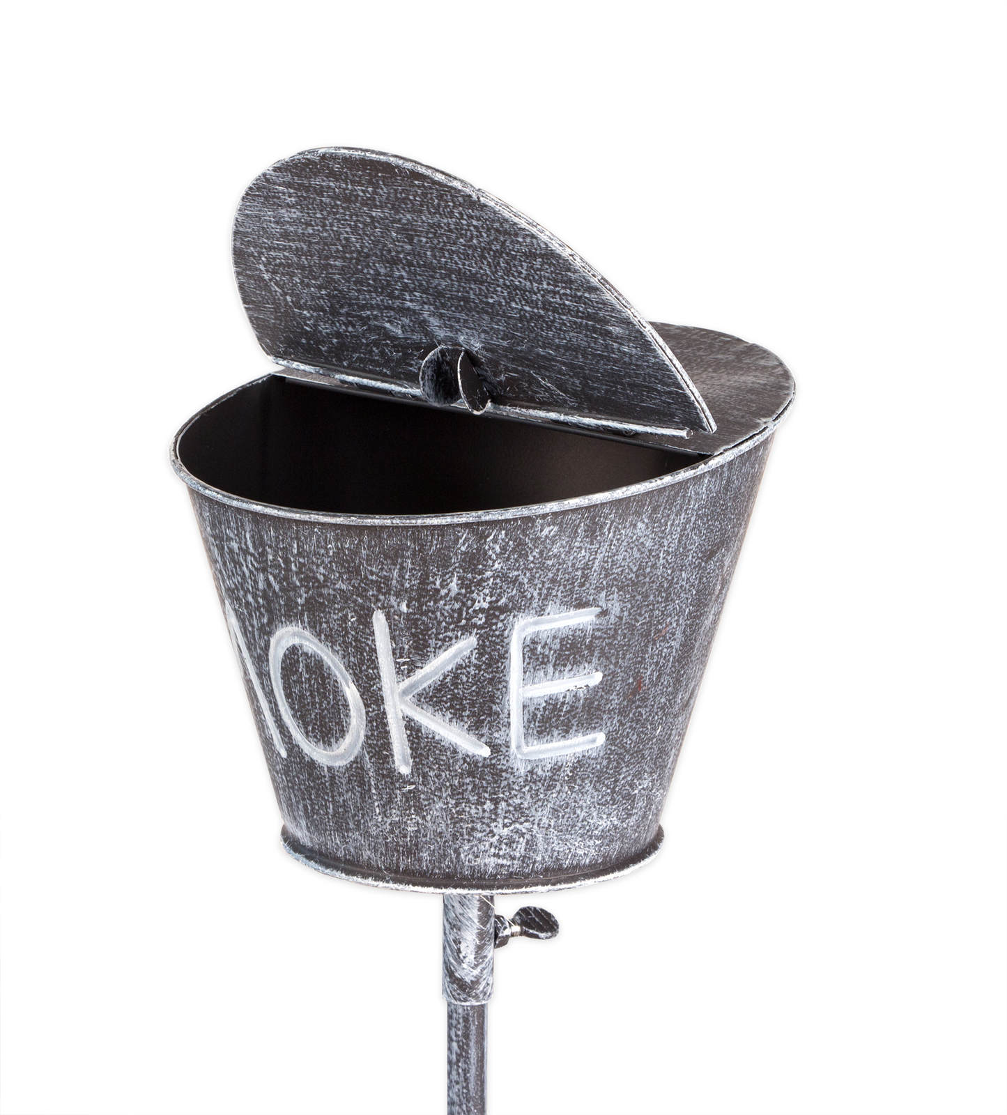 Sturmaschenbecher für außen Garten mit Deckel Erdspieß Wind