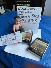 2 Country, Music Hits, Factory Sealed 8 Track Tape stereo 1970s Unused