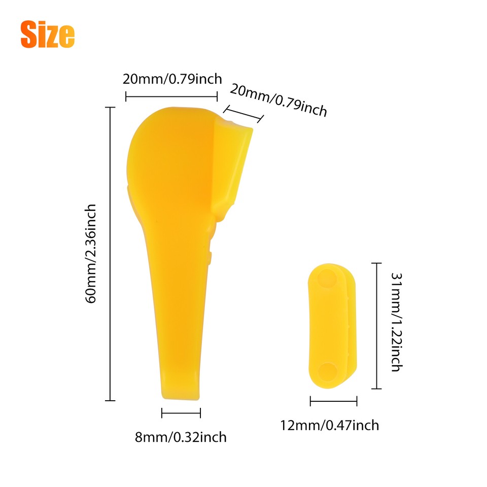 12Pcs Tire Changer Machine Plastic Mount Demount Duck Head Insert Rim ...