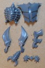 Xenos Tyranids Warrior Prime Chest Plate Shoulder Guards Scythed tail - Bits 40K