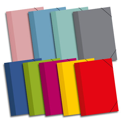 itenga Zeichenmappe Sammelmappe Gummizugmappe A2 viele Pastelltöne Grundfarben