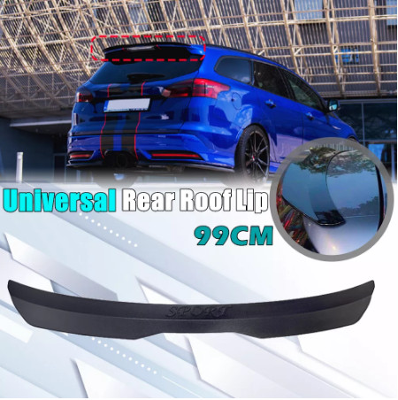 Universal Rear Top Roof Lip Spoiler Wing Tail Trunk For Hatchback SUV Carbon New
