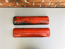 Vintage Chevy Gm Stamped Valve Covers Late Script