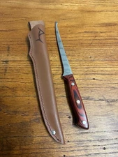 MAXAM Classic Fish Fillet Fixed Blade Knife STAINLESS STEEL Japan w/ Sheath