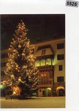 Christmas Tree Goldenes Dachi Innsbruck Austria Postcard