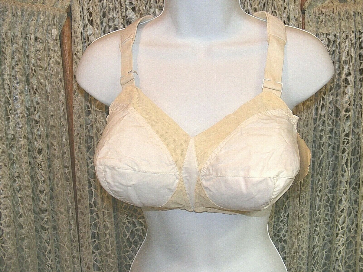 1970s BRA BESTFORM 34D FULL FIGURE BRA DEADSTOCK POLY COTTON VINTAGE  LINGERIE