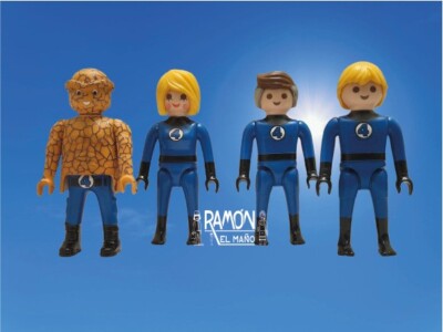 Los fantásticos Marvel Comics superhéroe custom playmobil